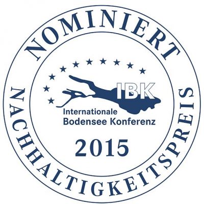 Nominiert für den Bodensee-Konferez Nachhaltigkeitspreis
